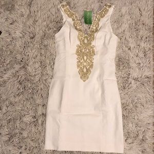 Brand New lilly pulitzer suzette shift dress white